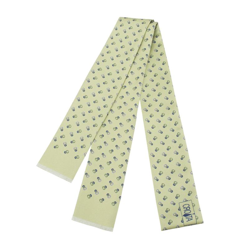 Shawl necktie CROATA CROATA Classic Classic Other Light green  Silk 100%  