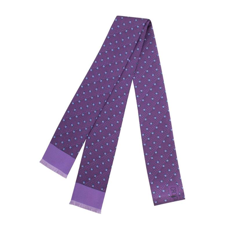 Shawl necktie CROATA CROATA Classic Classic Other Purple  Silk 100%  