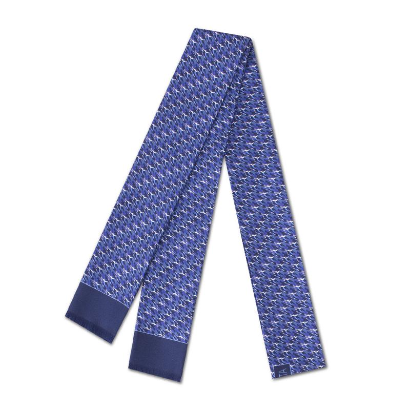 Shawl necktie CROATA CROATA Classic  Other Blue  Silk 100%  