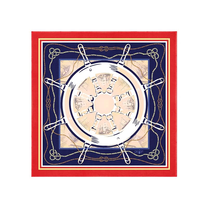 Scarf CROATA Thematic   Red  Silk 100%  