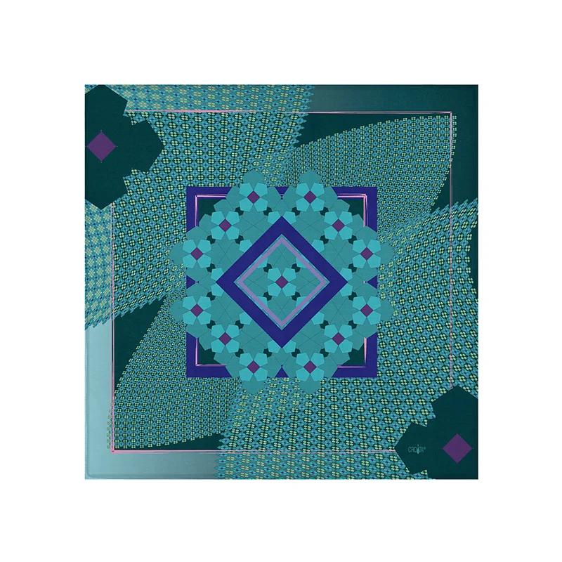 Scarf CROATA Classic  Other Turquoise  Silk 100%  