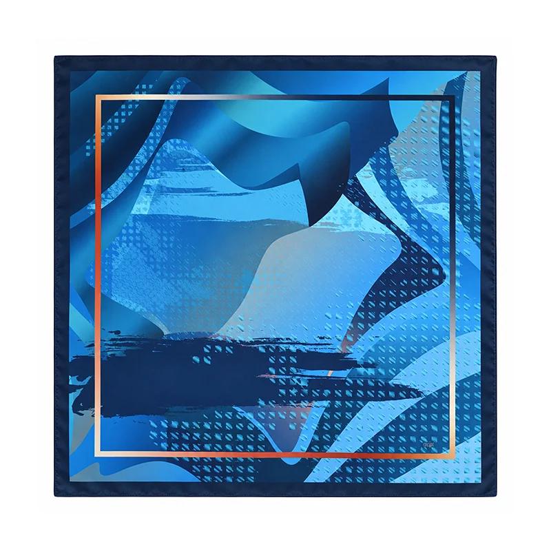 Scarf CROATA Brijuni Classic  Other Blue  Silk 100%  