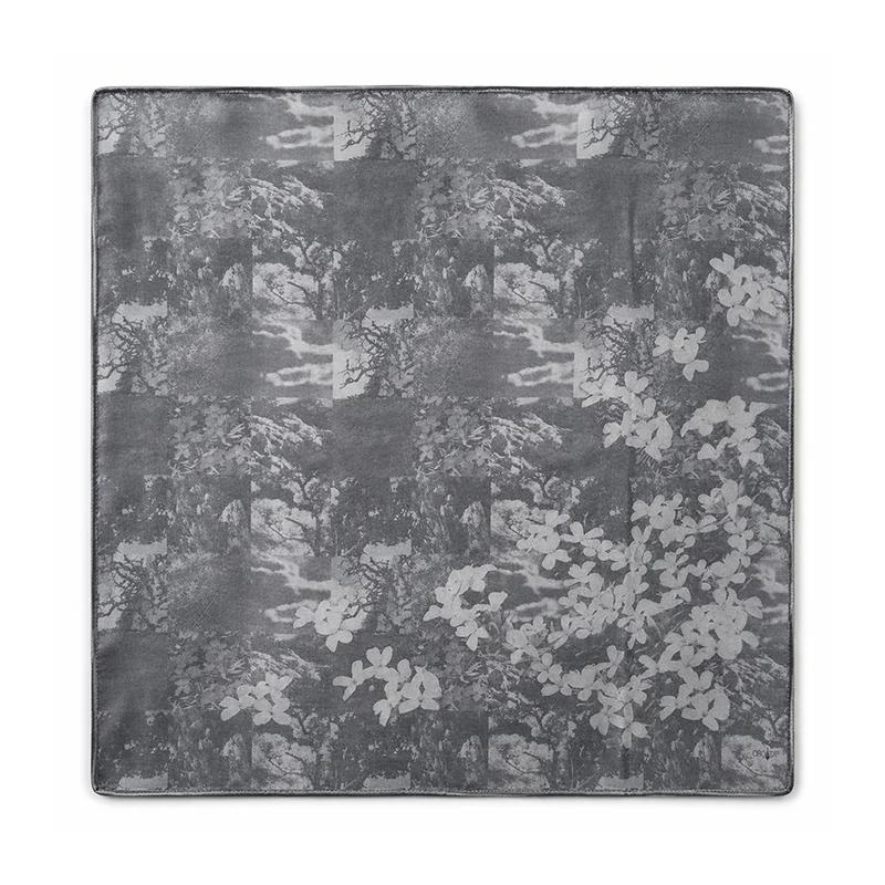 Scarf CROATA Dubrovnik Thematic  Velebit mountain Black  Wool 48%, Silk 35%, Cashmere 17%  