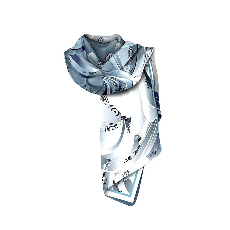 Shawl CROATA Classic  Other Grey  Silk 100%  