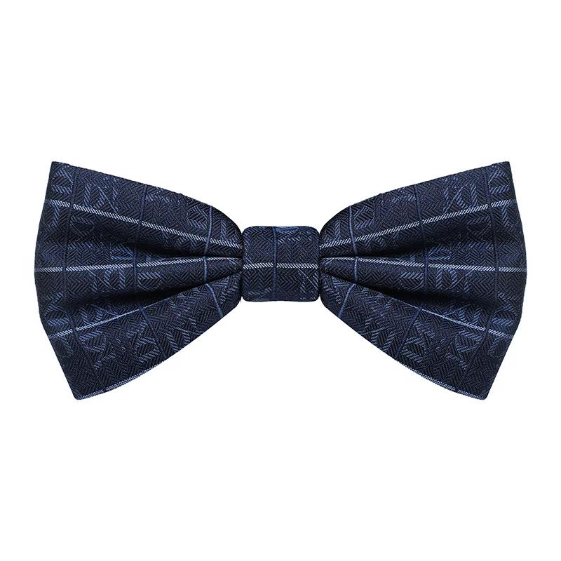 Bow tie CROATA Thematic  Glagolitic alphabet Dark blue  Silk 100%  