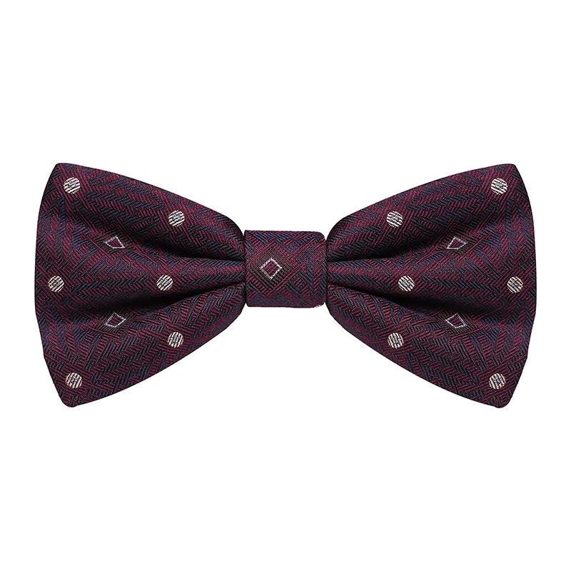 Bow tie CROATA Thematic  Glagolitic alphabet Blue  Silk 100%  