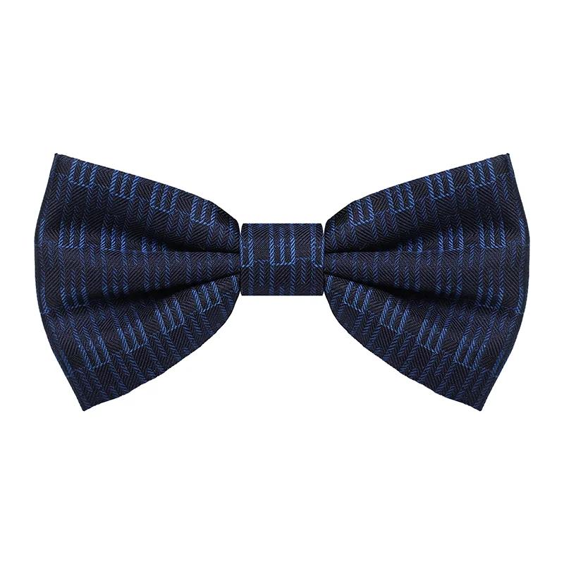 Bow tie CROATA Thematic  Glagolitic alphabet Dark blue  Silk 100%  