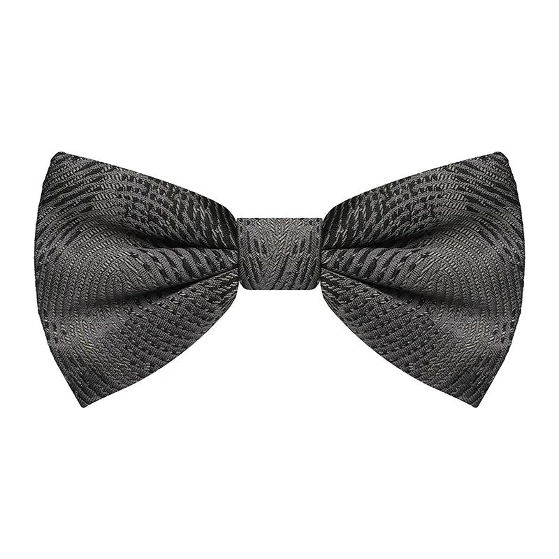 Bow tie CROATA Thematic  Fingerprints by Ivan Vučetić Grey  Silk 100%  