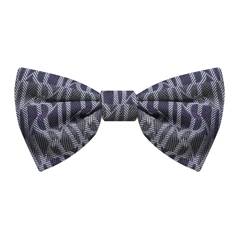 Bow tie CROATA Brijuni Thematic Pre-tied bow tie Glagolitic alphabet Purple  Silk 100%  