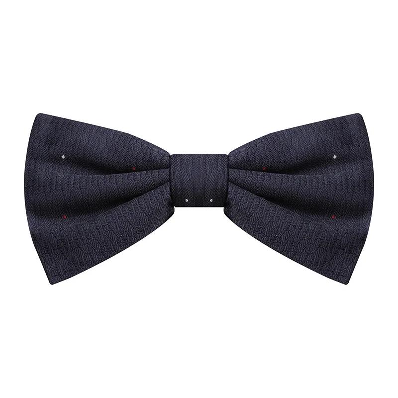 Bow tie Brijuni Thematic Pre-tied bow tie Glagolitic alphabet Dark blue  Silk 100%  