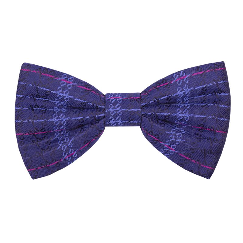 Bow tie CROATA 4 Thematic Limited edition Glagolitic alphabet Blue  Silk 100%  