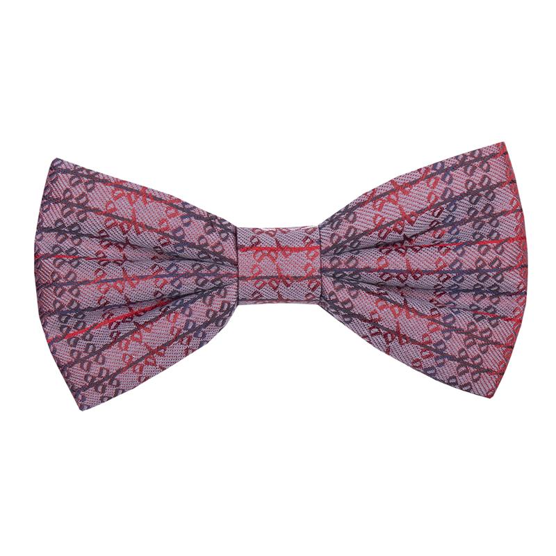 Bow tie CROATA 4 Thematic Limited edition Glagolitic alphabet Red  Silk 100%  