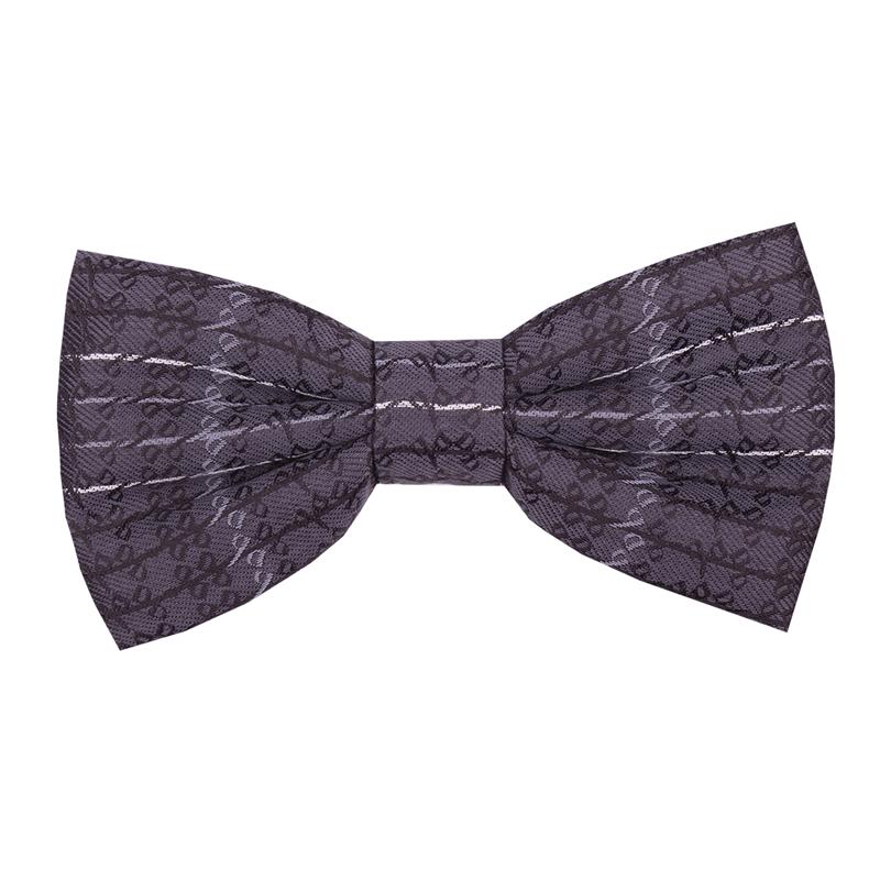 Bow tie CROATA 4 Thematic Limited edition Glagolitic alphabet Grey  Silk 100%  