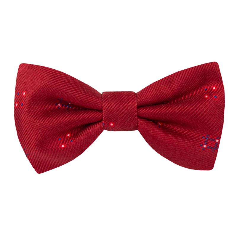 Bow tie CROATA Classic  Dots Red  Silk 100%  