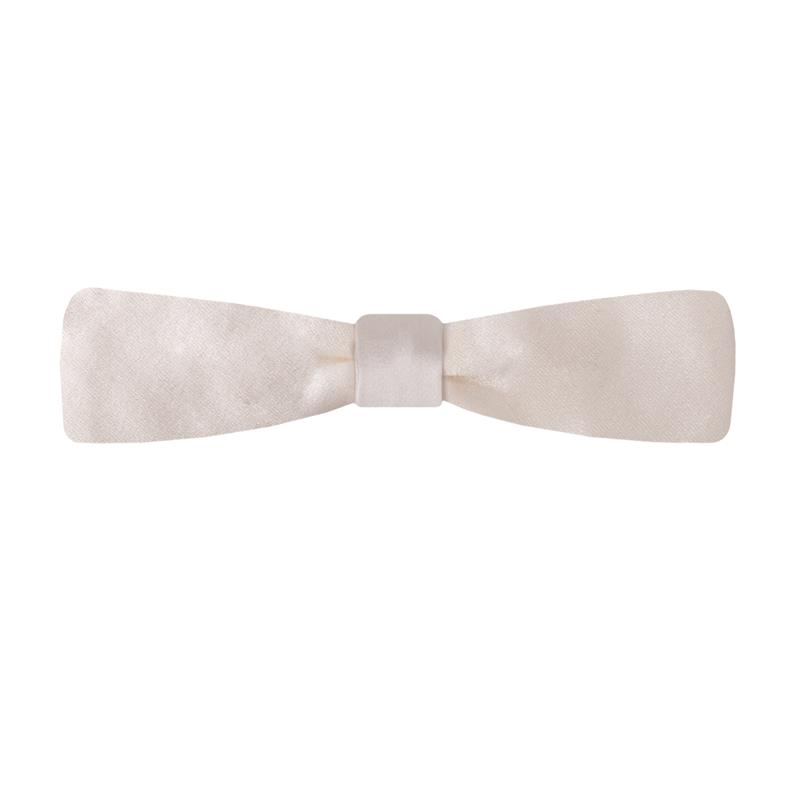 Bow tie CROATA Classic  Solid White  Silk 100%  