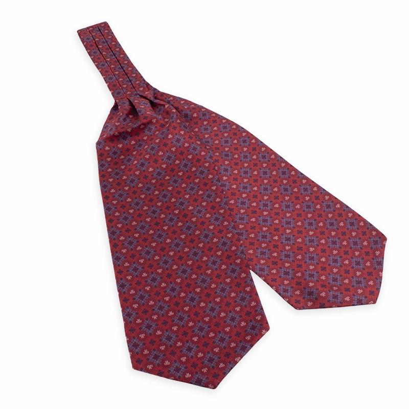 Ascot CROATA Thematic Thematic Glagolitic alphabet Red  Silk 100%  