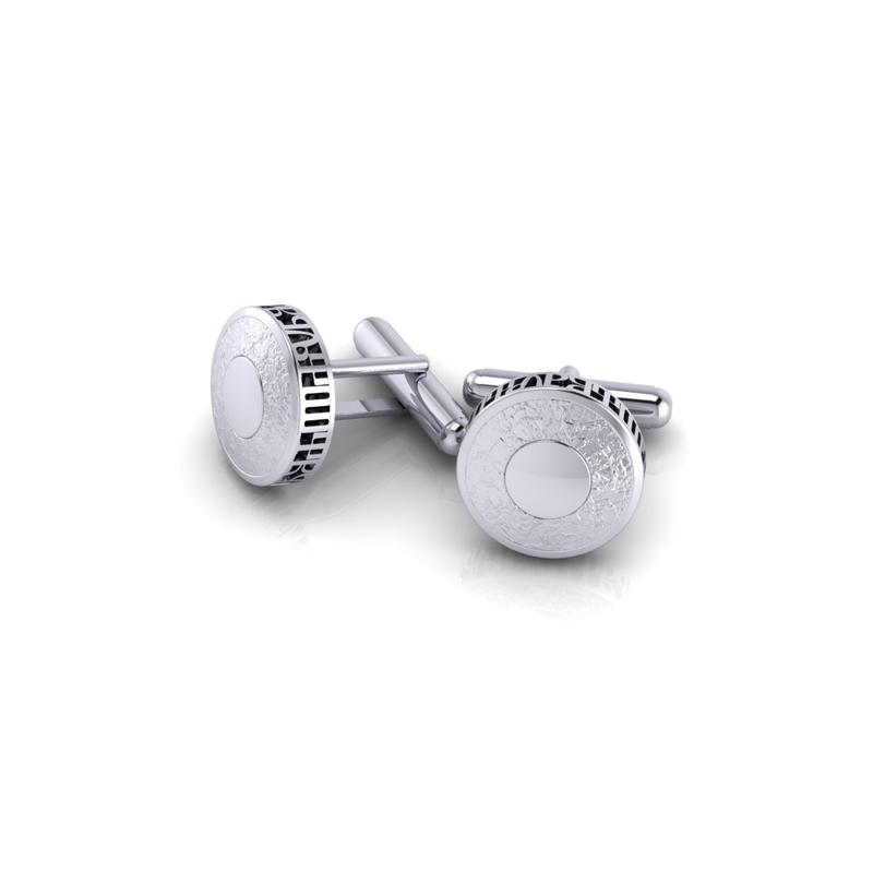 Cufflinks CROATA Thematic  Glagolitic alphabet Silver  Silver 925  