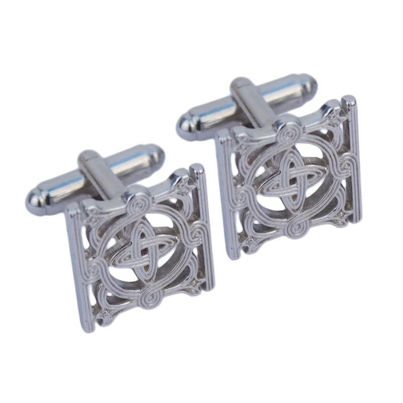 Cufflinks CROATA Thematic Thematic Braiding Silver  Base metal coated with non-noble metal  