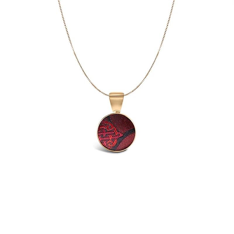 Necklace CROATA Thematic  Thematic Red  14-karat yellow gold  
