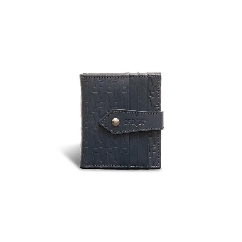 Wallet CROATA CROATA Thematic Thematic Glagolitic alphabet Dark blue  Leather 100%  