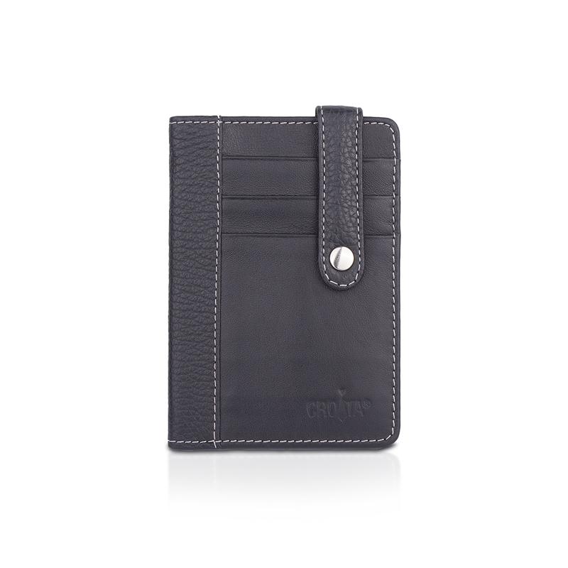 Travel documents etui CROATA  Elementum Classic Classic Classic Black  Leather 100%  