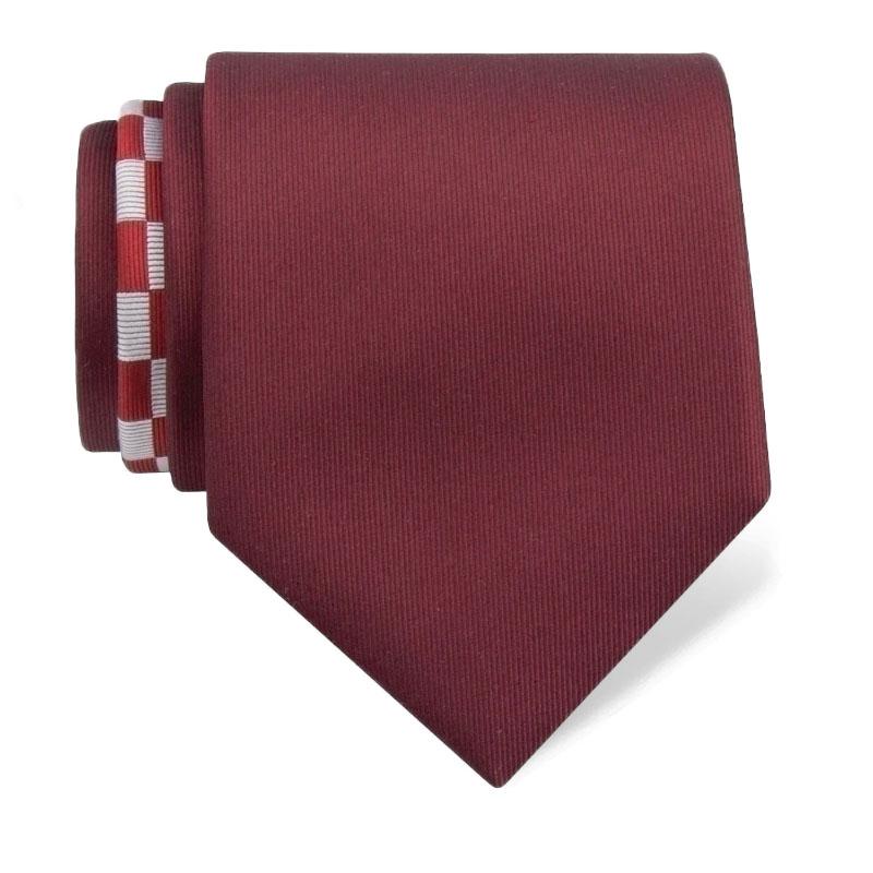 Cravat CROATA Thematic  National Wine red  Silk 100%