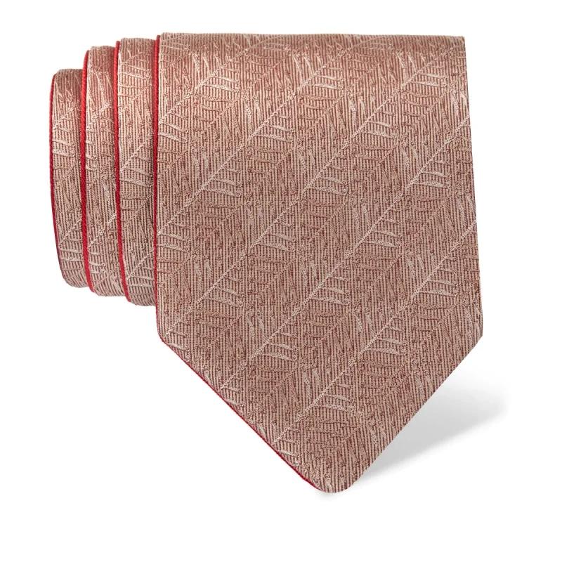 Cravat CROATA Thematic Double face Zagreb cathedral Brown Silk 100%