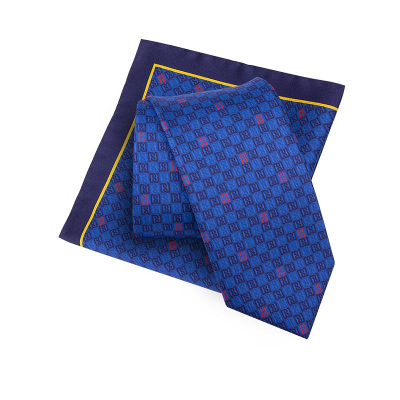 Cravat and pocket square set CROATA Clasicum