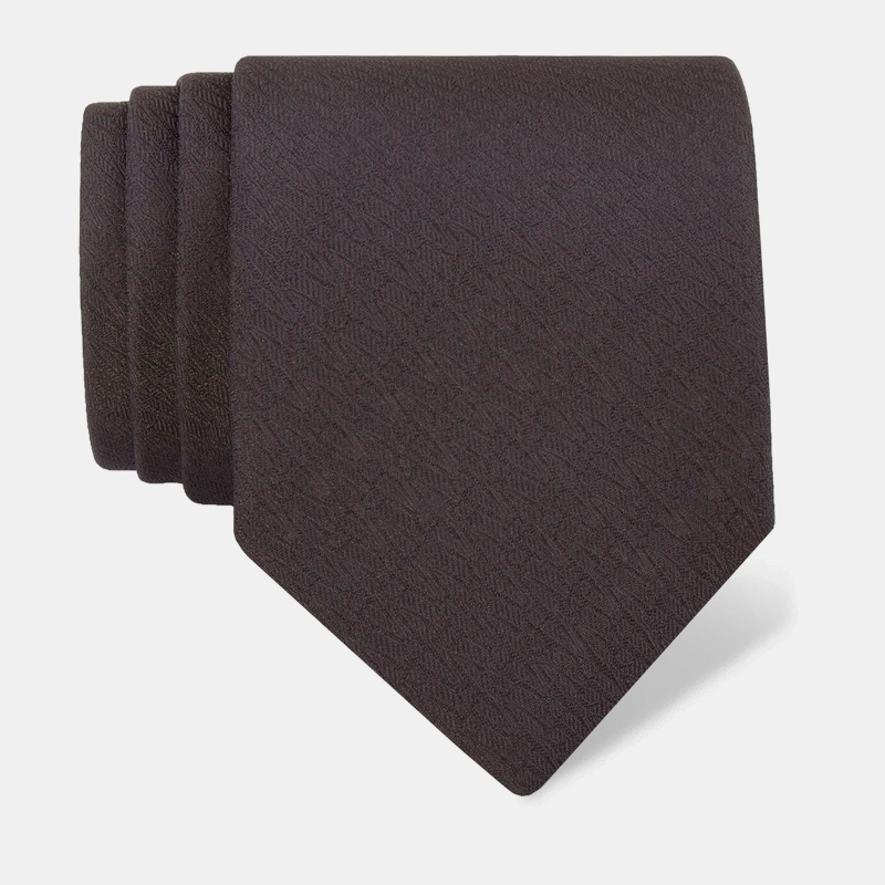 Cravat CROATA Thematic  Glagolitic alphabet Black  Silk 100%  