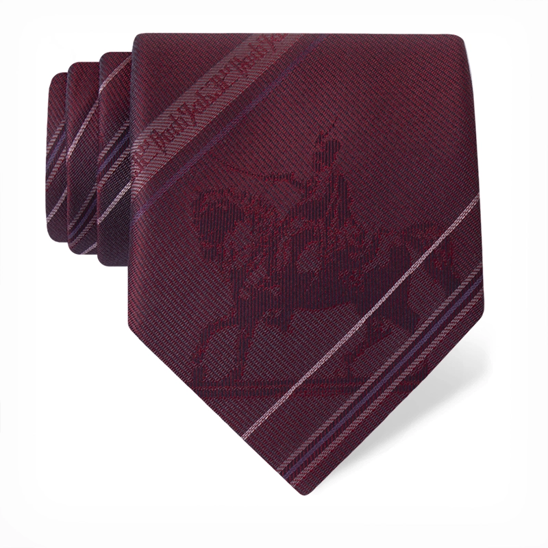 Cravat CROATA Clasicum Thematic  Zagreb Wine red  Silk 100%  