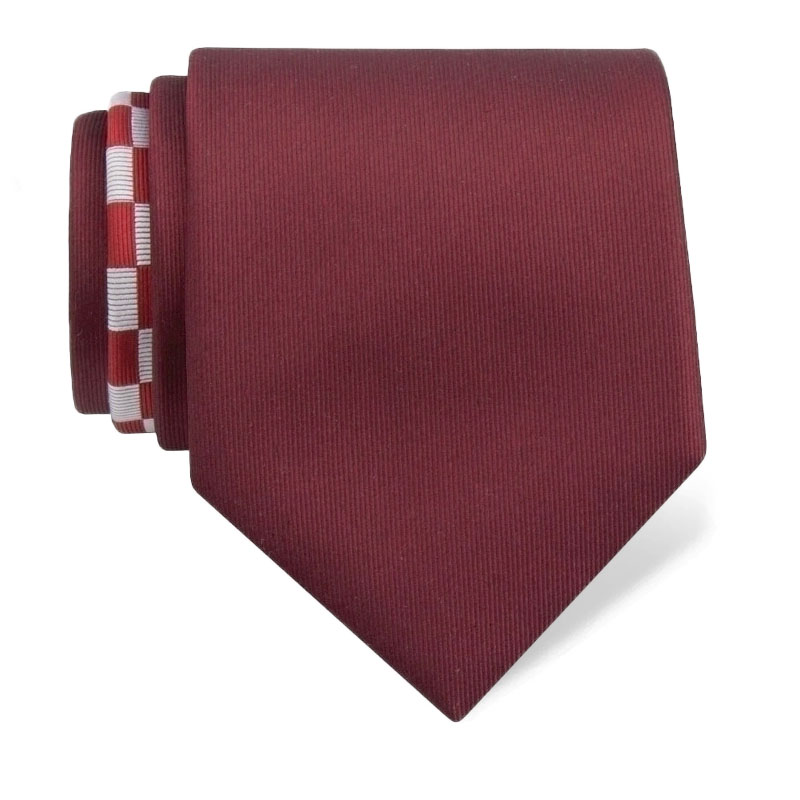 Cravat CROATA Thematic  National Wine red  Silk 100%