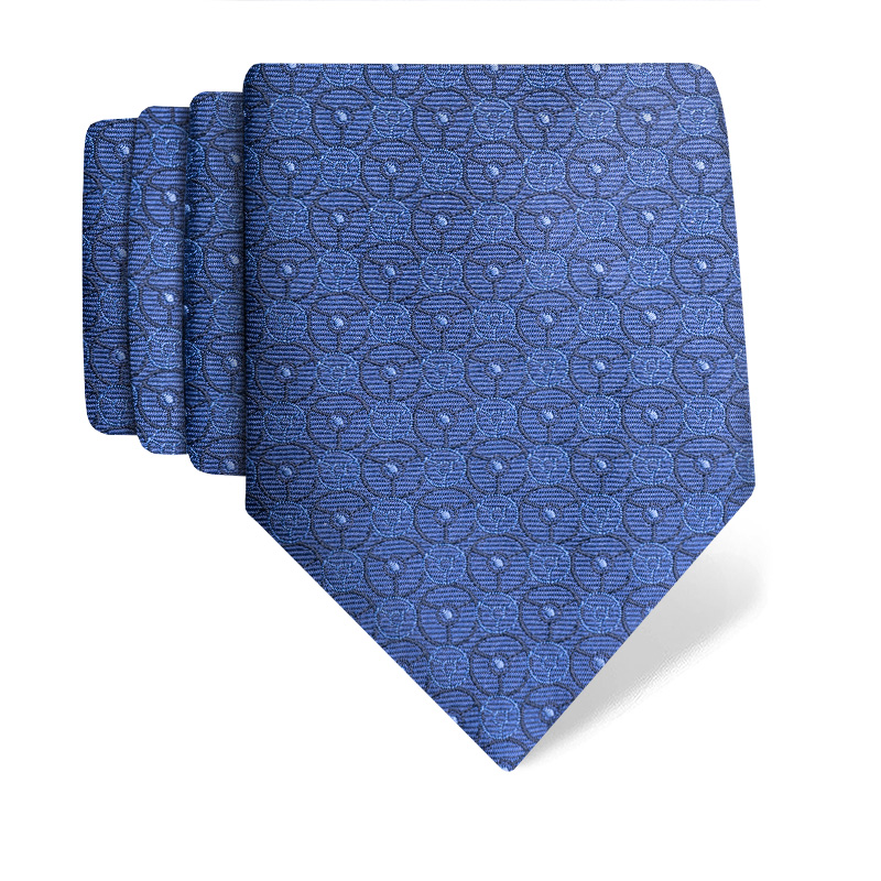 Cravat CROATA Thematic  Alka of Sinj Dark blue  Silk 100%  