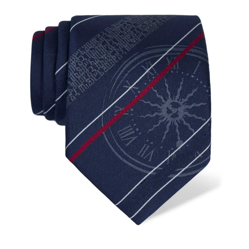 Cravat CROATA Thematic  Dubrovnik Grey  Silk 100%  