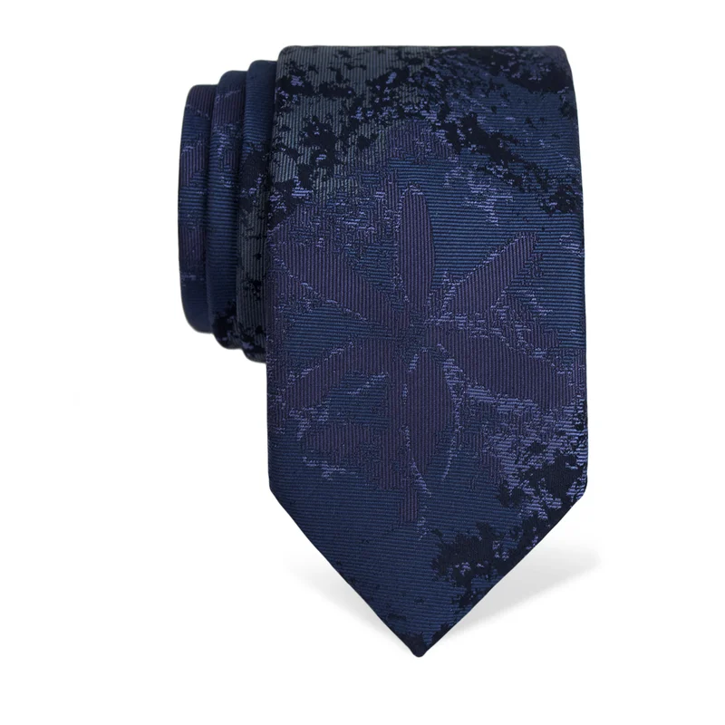 Cravat CROATA Thematic  National Dark blue  Silk 100%  