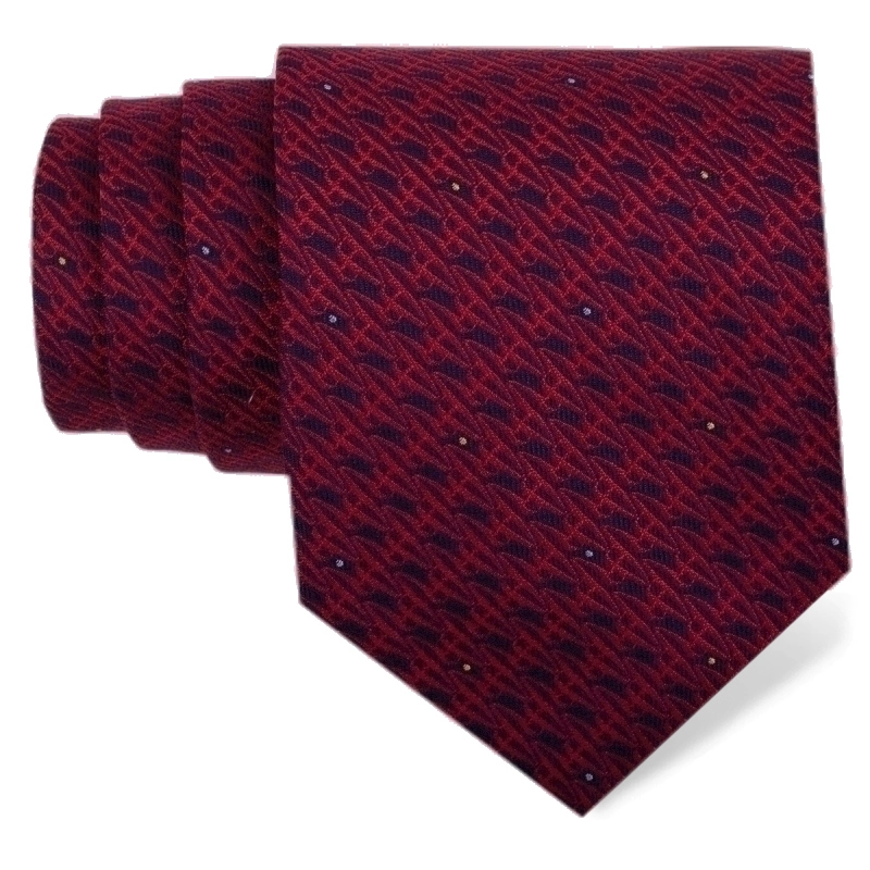 Cravat CROATA Brijuni Thematic  Glagolitic alphabet Dark blue  Silk 100%  