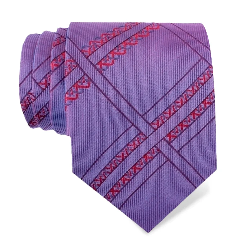 Cravat CROATA Brijuni Thematic  Braiding Blue  Silk 100%  