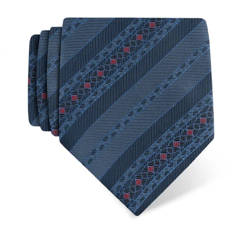 Cravat CROATA Thematic Large Secession Blue  Silk 100%  