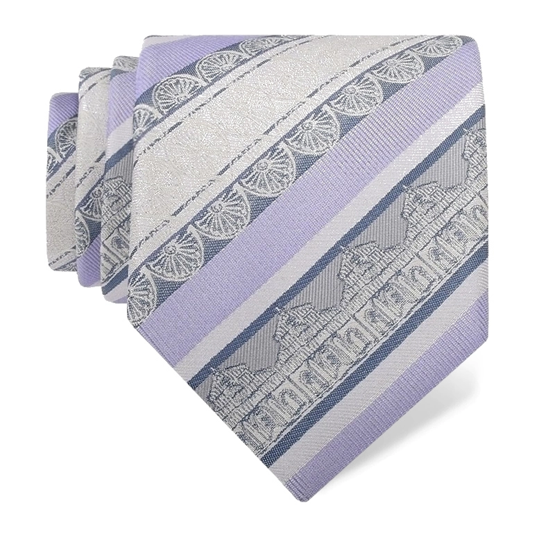 Cravat CROATA  Clasicum Thematic  Zadar Grey  Silk 100%  Short sleeve