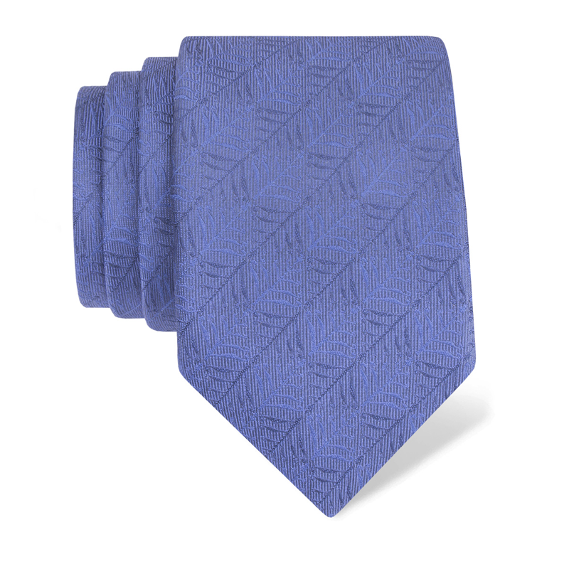 Cravat CROATA Thematic  Zagreb cathedral Blue  Silk 100%  Short sleeve