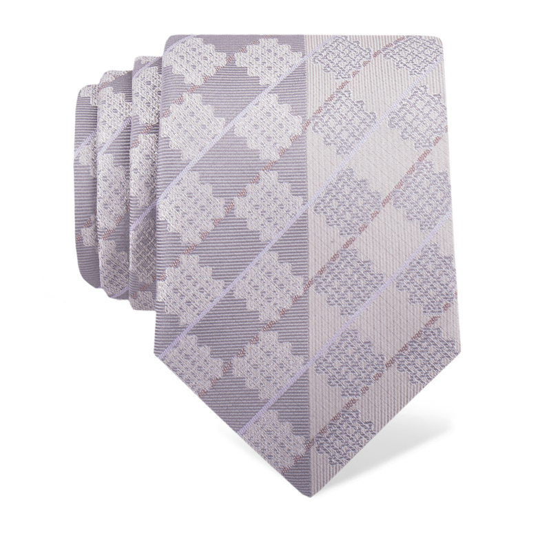 Cravat CROATA Thematic  Braiding Champagne  Silk 100%  