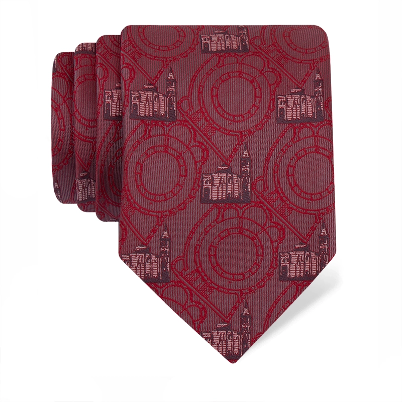 Cravat CROATA Thematic  Zadar Wine red  Silk 100%  