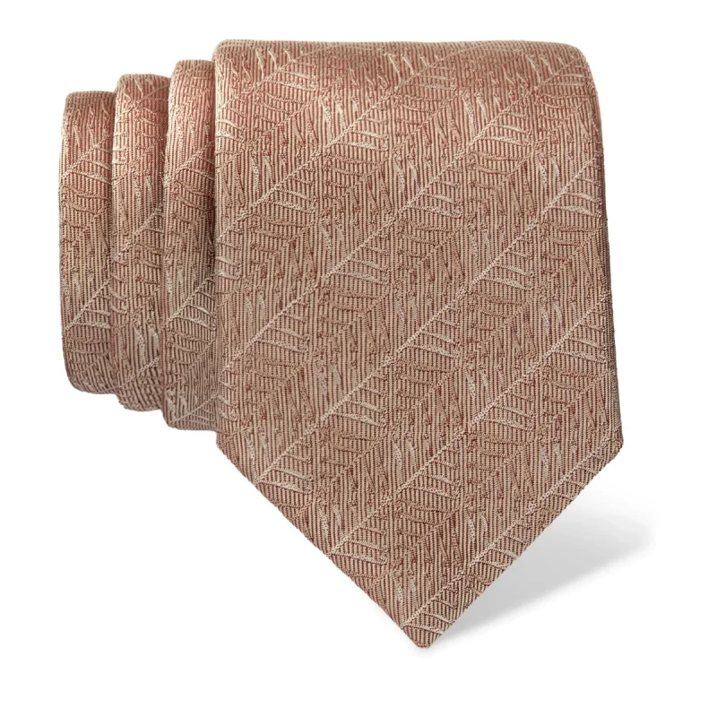 Cravat CROATA Thematic  Zagreb cathedral Brown  Silk 100%  