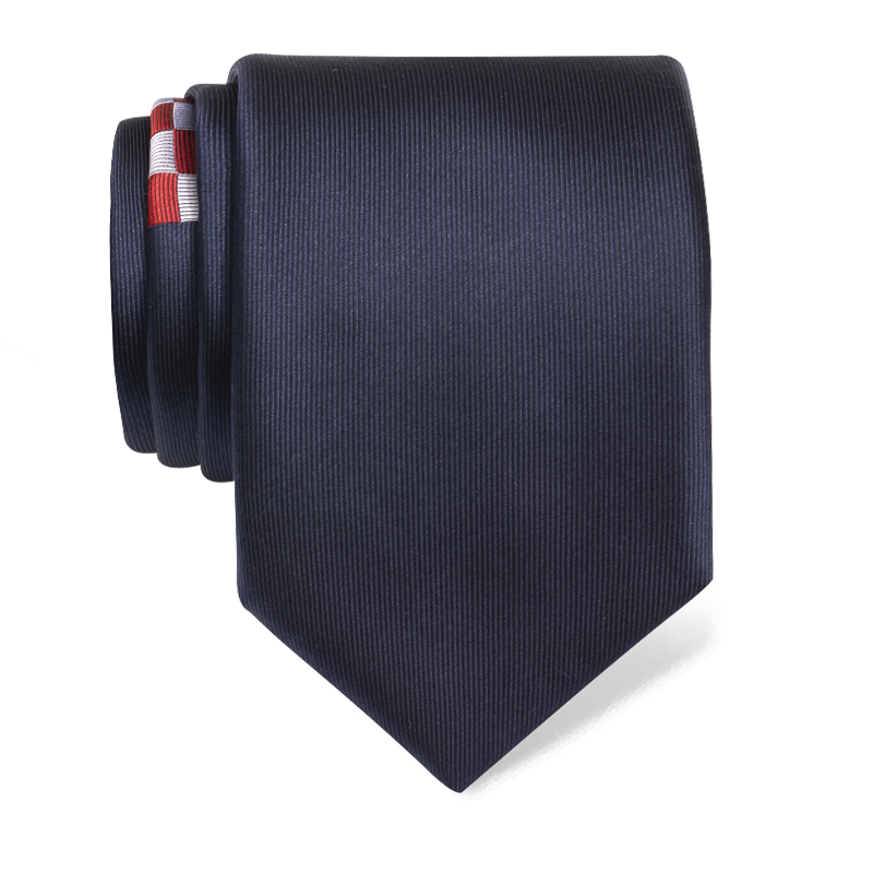 Cravat CROATA Thematic  National Dark blue  Silk 100%  