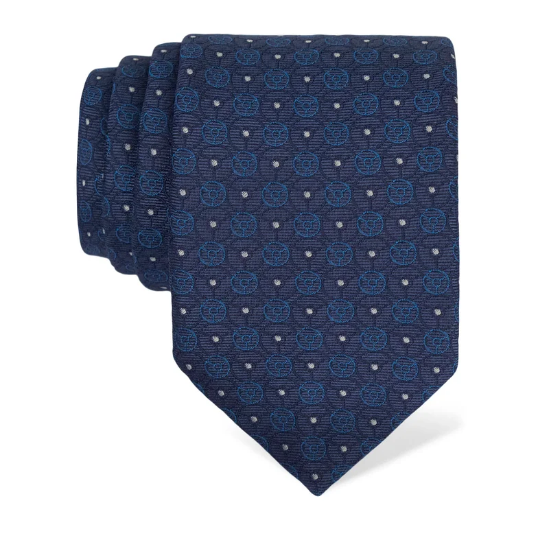Cravat Thematic  Alka of Sinj Dark blue  Silk 100%  