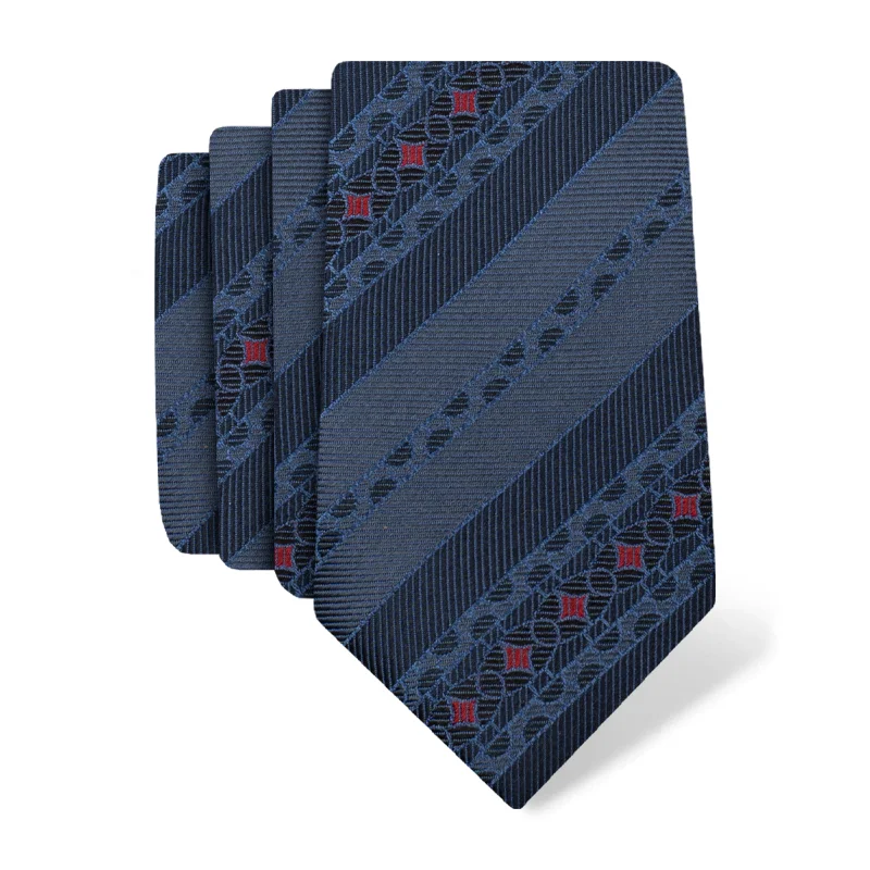 Cravat CROATA Thematic  Secession Blue  Silk 100%  