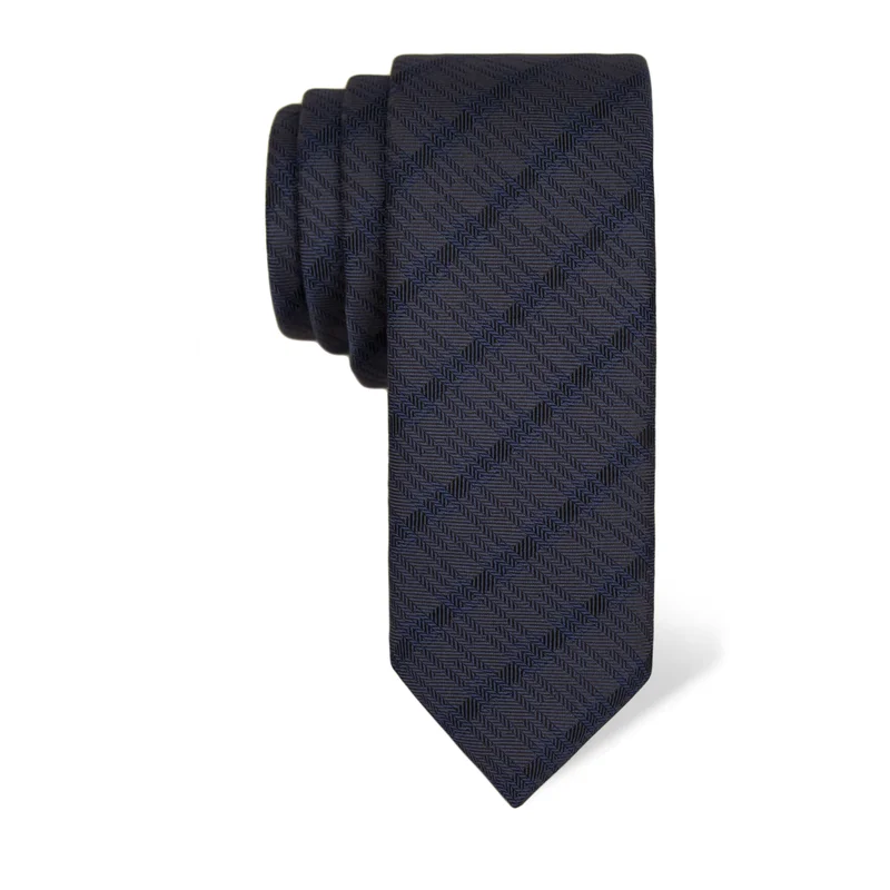 Cravat CROATA Thematic  Glagolitic alphabet Grey  Silk 100%  