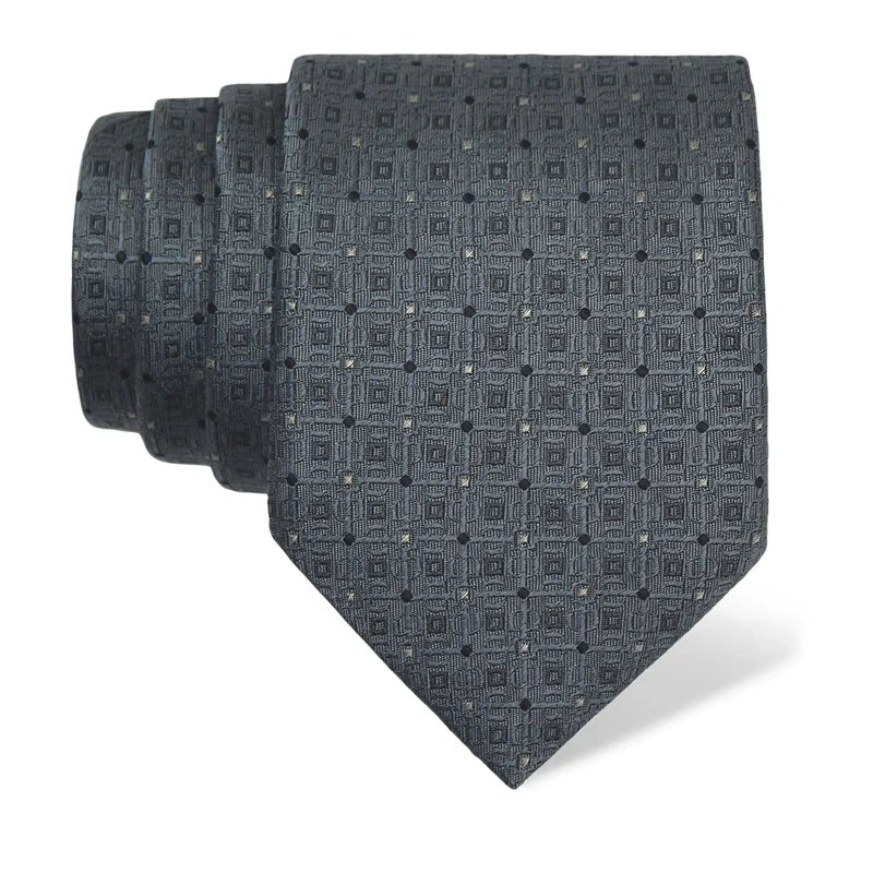 Cravat CROATA Thematic  Glagolitic alphabet Light blue  Silk 100%  