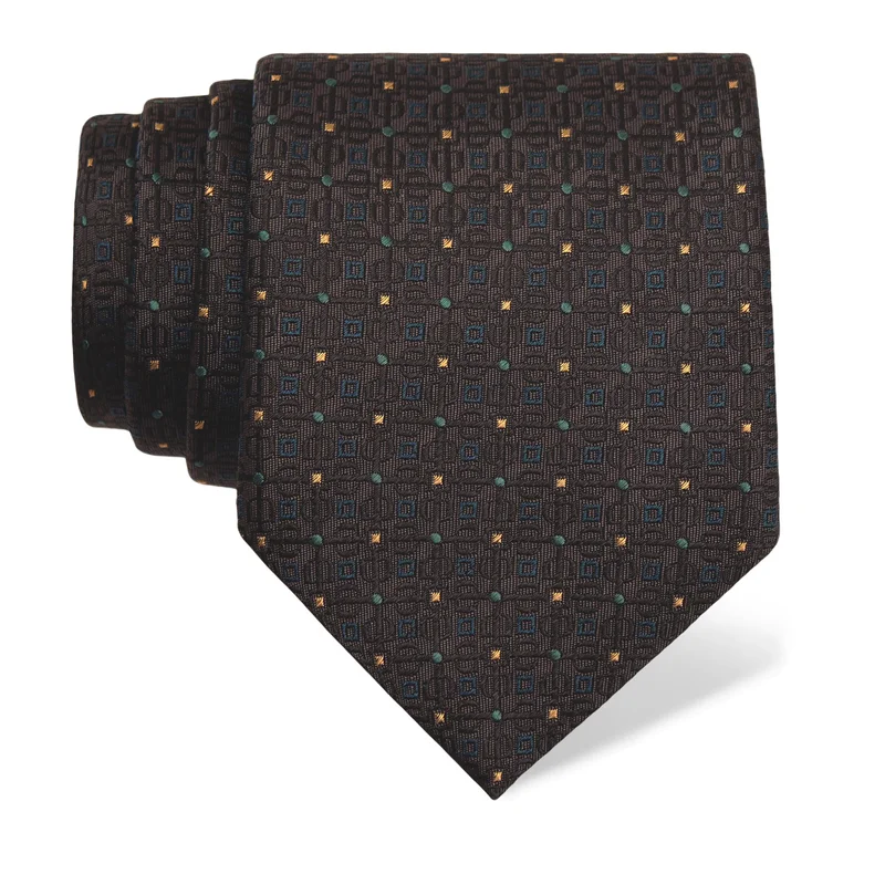 Cravat CROATA Thematic  Glagolitic alphabet   Silk 100%  
