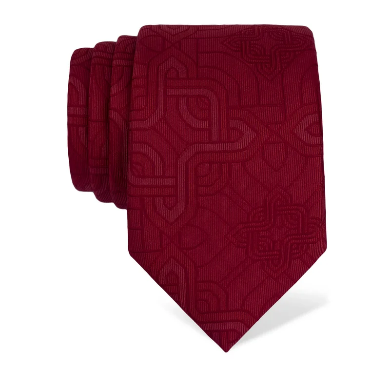 Cravat Thematic  Braiding Red  Silk 100%  