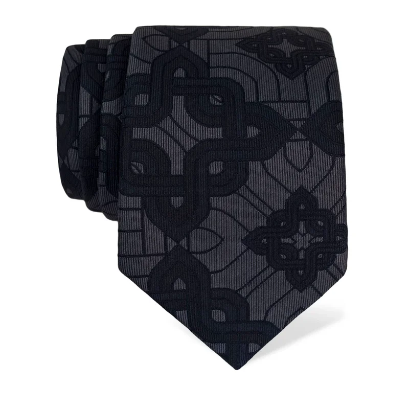 Cravat Thematic  Braiding Blue  Silk 100%  